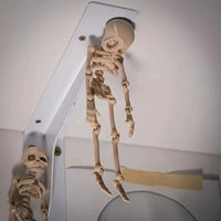 1Pc Magnetic Poseable Skull Fridge Magnet Funny Halloween Gift Easter Kitchen & Dining Decor Home Accessory, Quirky Decor