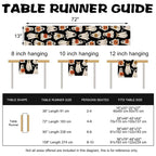 Jack O Lantern Pumpkin Bat Kitchen Dining Table Decoration Spooky Halloween Dining Table Decoration for Halloween Party Decor
