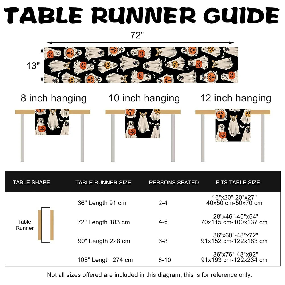 Jack O Lantern Pumpkin Bat Kitchen Dining Table Decoration Spooky Halloween Dining Table Decoration for Halloween Party Decor