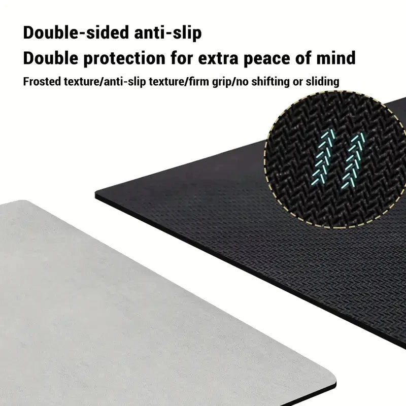 Diatomite Anti-Slip Mat Super Absorbent Bathroom Floor Mat