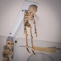 1Pc Magnetic Poseable Skull Fridge Magnet Funny Halloween Gift Easter Kitchen & Dining Decor Home Accessory, Quirky Decor