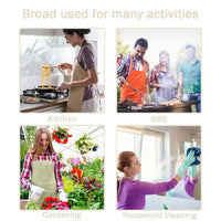 Halloween Printed Linen Apron Waterproof Kitchen Cooking Accessories (82x68cm)