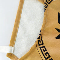 Halloween Printed Linen Apron Waterproof Kitchen Cooking Accessories (82x68cm)