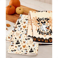 Halloween Kitchen Towels Set of 2 Halloween Towels Kitchen 18x26 Inches Holiday Themed Dish Towel for Home Decoration Absorbent
