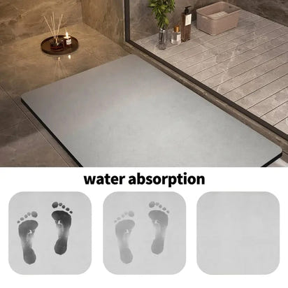 Diatomite Anti-Slip Mat Super Absorbent Bathroom Floor Mat