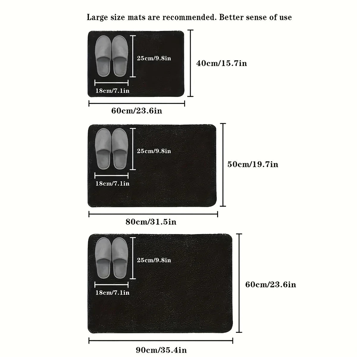 Diatomite Anti-Slip Mat Super Absorbent Bathroom Floor Mat